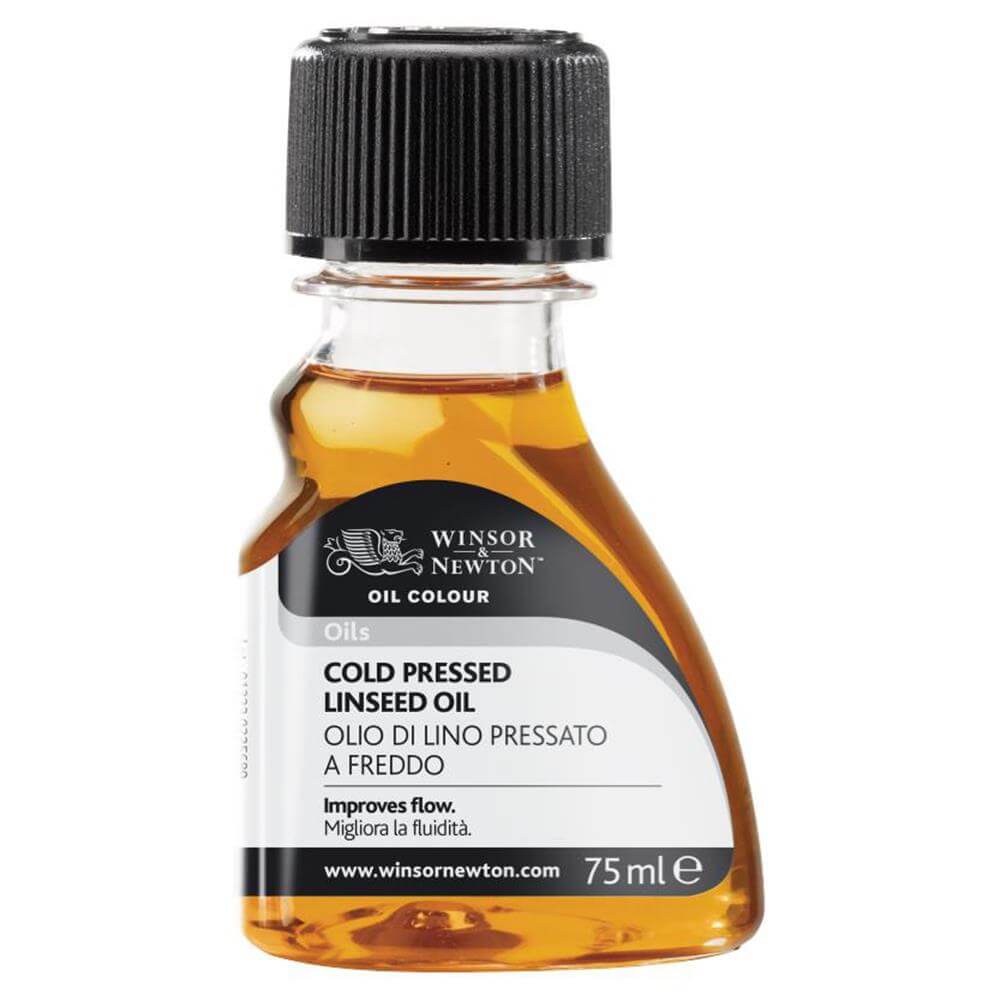 Winsor and Newton Cold Pressed Linseed Oil 75ml